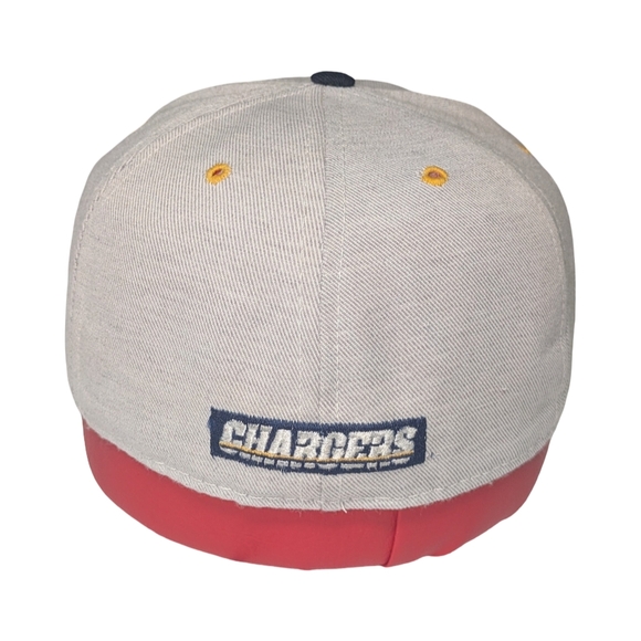 Vtg San Diego Chargers Annco DoubleLogo Fitted Hat Sz 7 3/8 - Picture 4 of 6